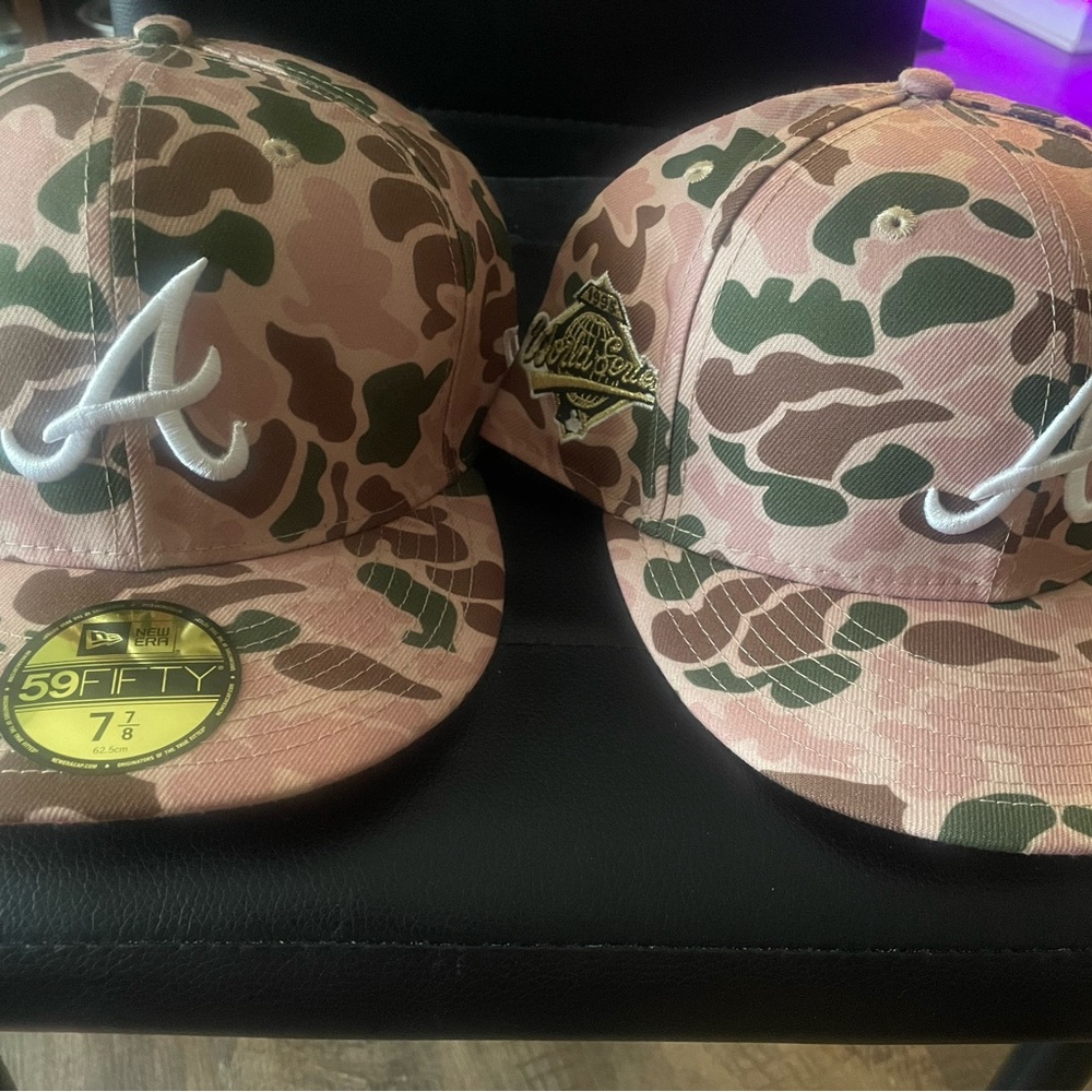 Braves camo hat